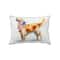 20" x 14" Patriotic Golden Retriever Dog Lumbar Pillow by Celebrate It™